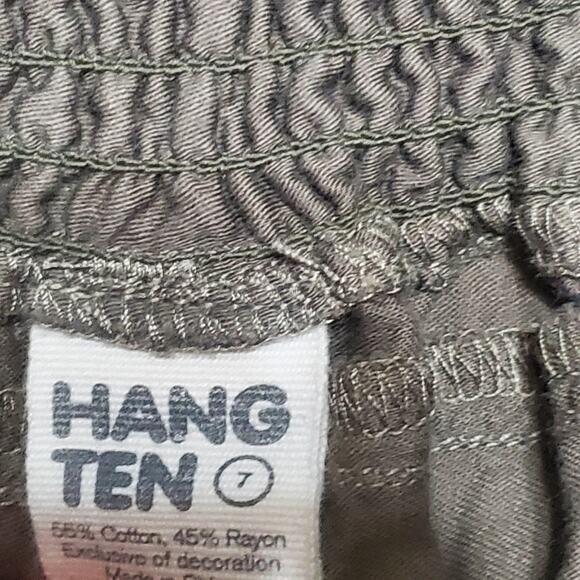 Hang Ten Capris Army Green size 7 - Picture 3 of 3
